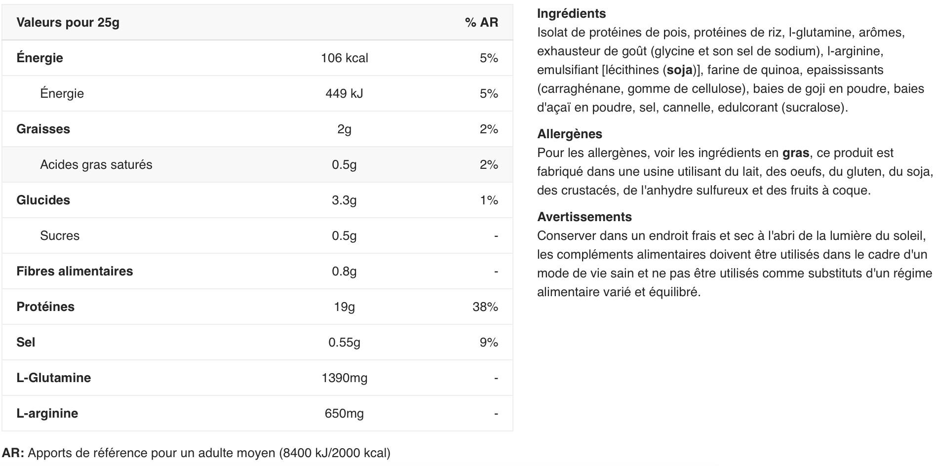 Protéine vegan - Vegan Protein - Biscuit à la Vanille 2/6