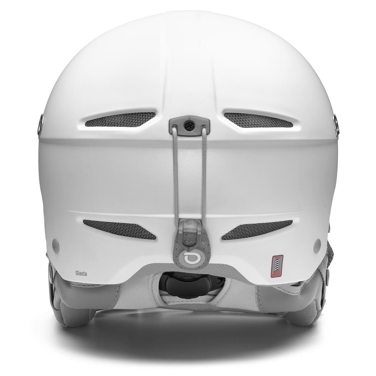 briko casco grigio da donna in materiale sintetico per sport invernali 4/7