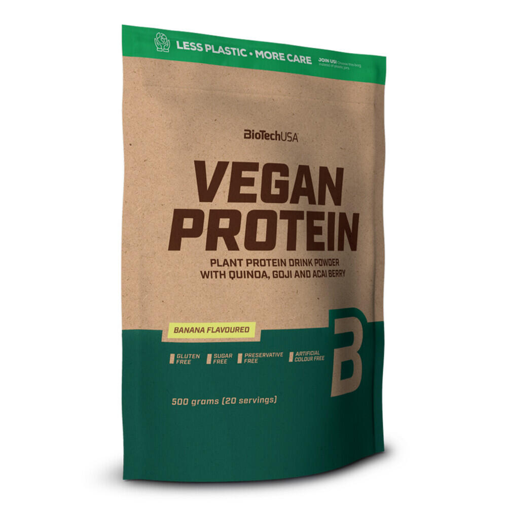 Vegan Protein - 500g Banana biiotech USA