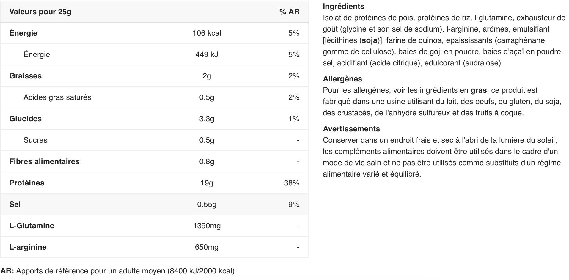 Protéine vegan - Vegan Protein - Banane 2/5