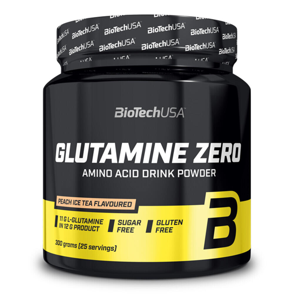 BIOTECHUSA Glutamine - Glutamine Zero (300g) - Perzik Ice Tea