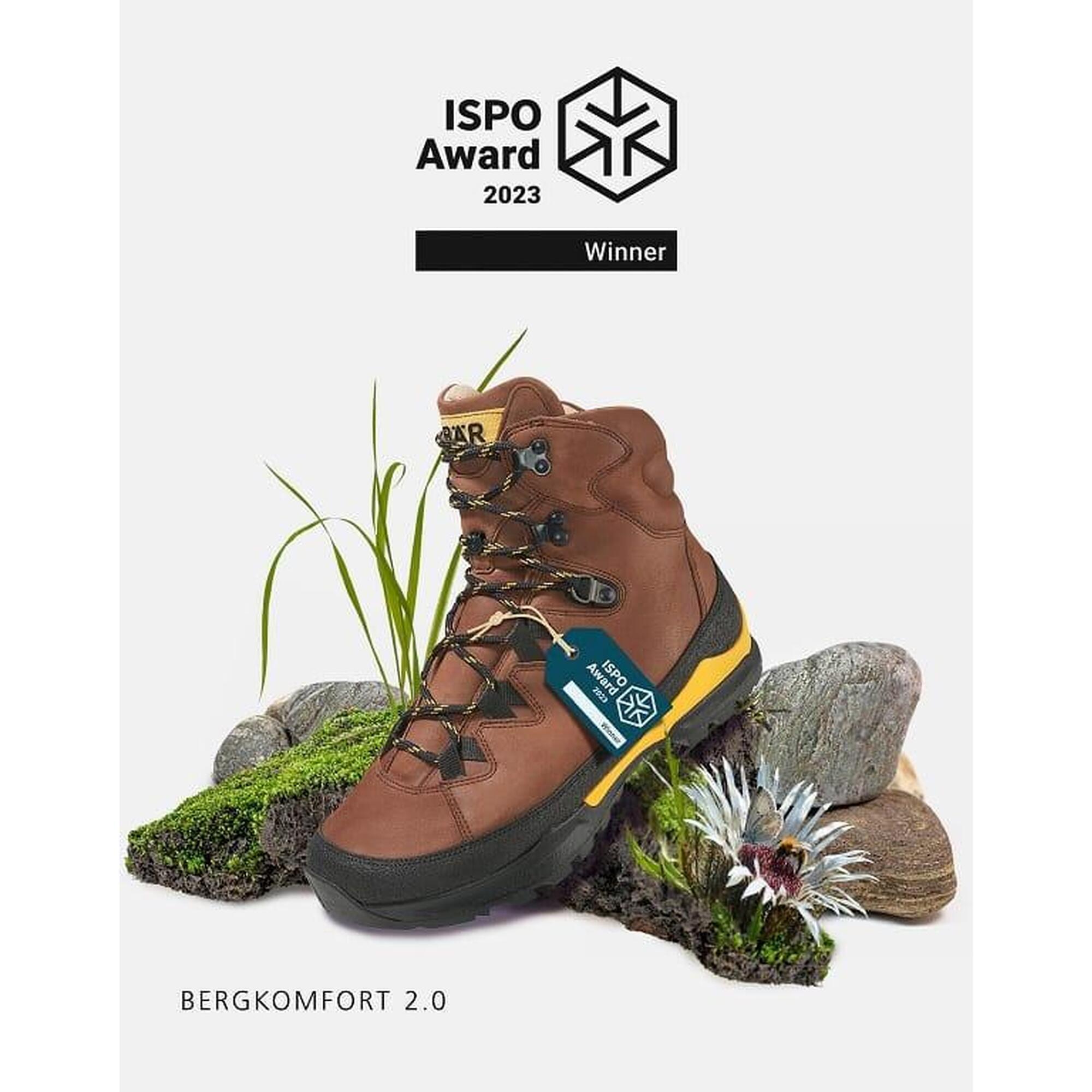 BÄR Wanderstiefel Bergkomfort Wanderstiefel 2.0 Damen 100% Zehenfreiheit