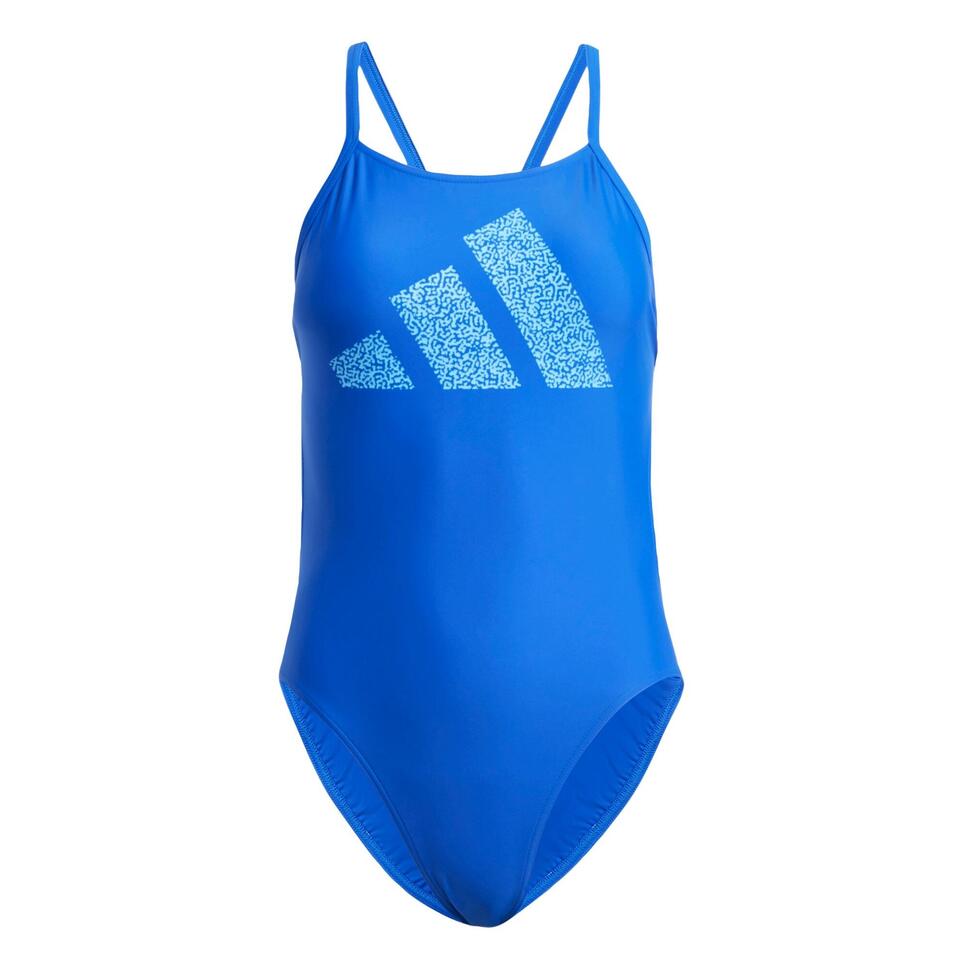 3 Bar Logo Print Swimsuit