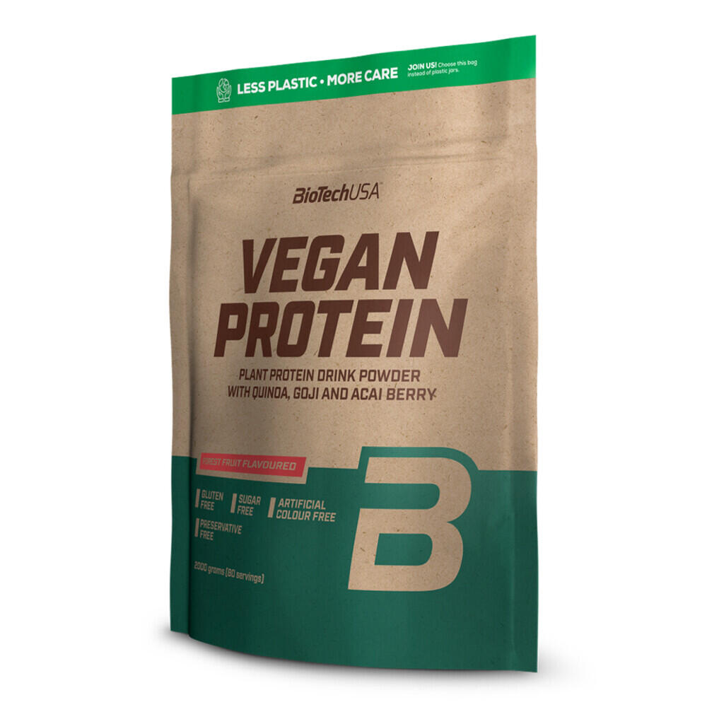 BIOTECHUSA Proteina vegana - Vegan Protein - Frutti di Bosco