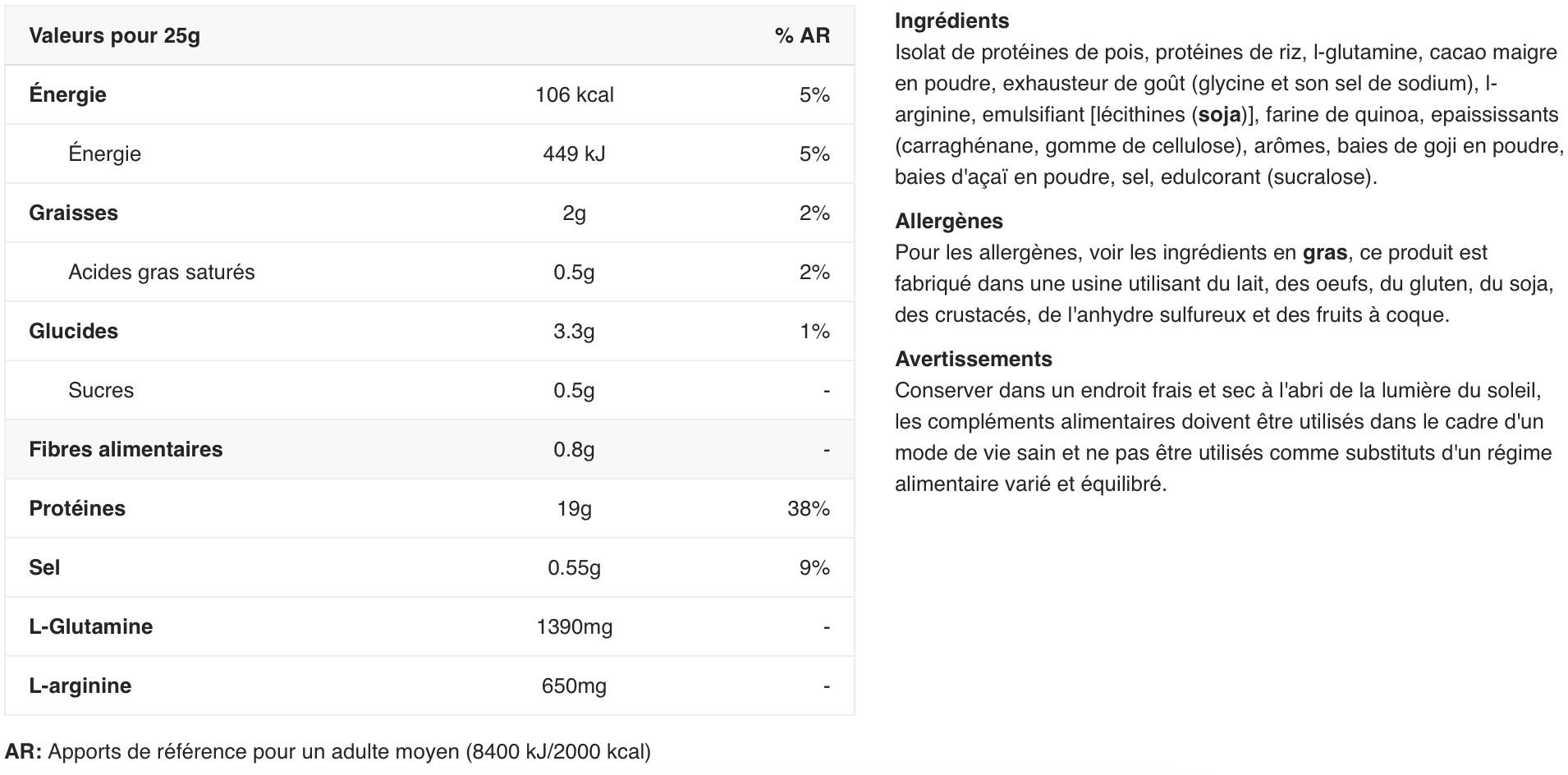 Protéine vegan - Vegan Protein - Noisette 2/5