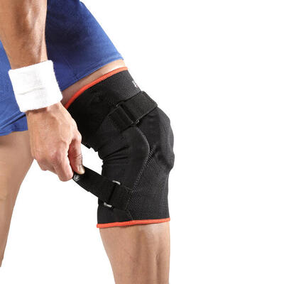Rodillera ligamentaria reforzada para uso deportivo