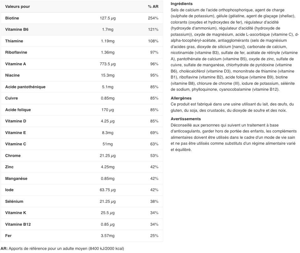 Multivitamines - Vitamin Complex - 60 Gélules 2/6