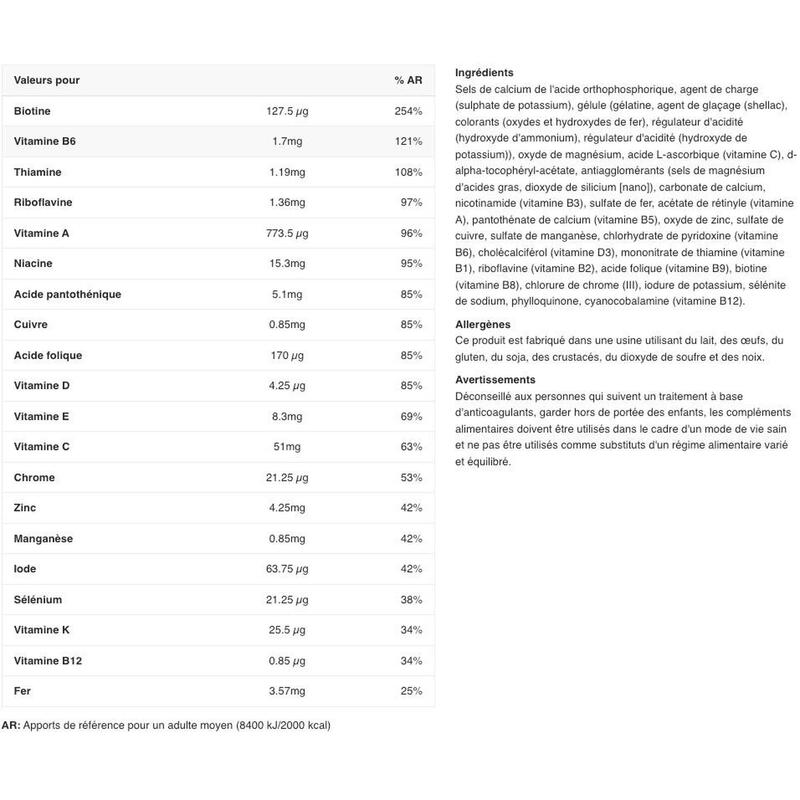 Vitaminas Vitamin Complex 60 Caps  - Biotech USA