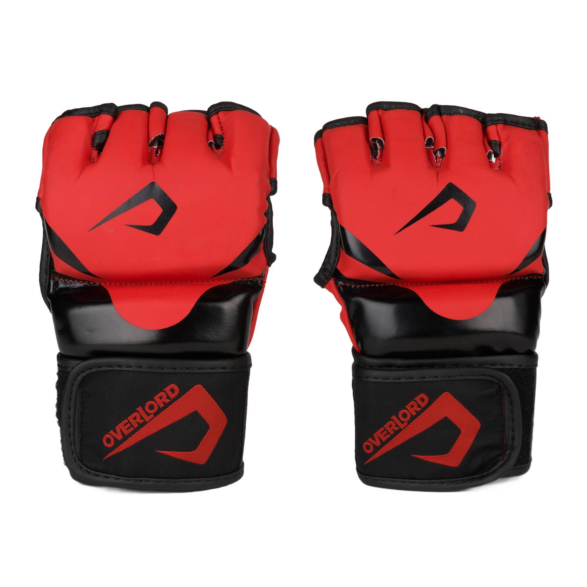Overlord - Gants De Grappling Overlord X-mma - Mitaines De Combat - Rouge - 40 M - Decathlon