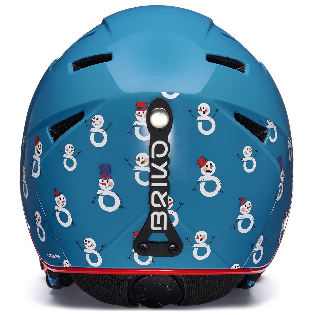 briko casco blu da bambino in materiale sintetico per sport invernali 4/5