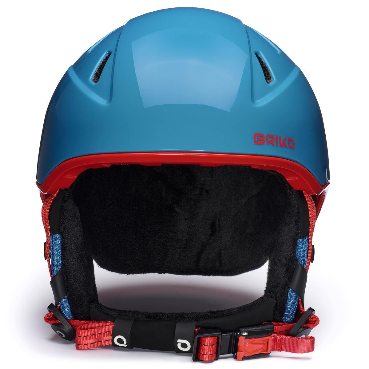 briko casco blu da bambino in materiale sintetico per sport invernali 3/5