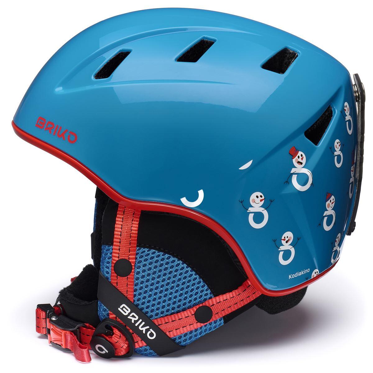 briko casco blu da bambino in materiale sintetico per sport invernali 2/5