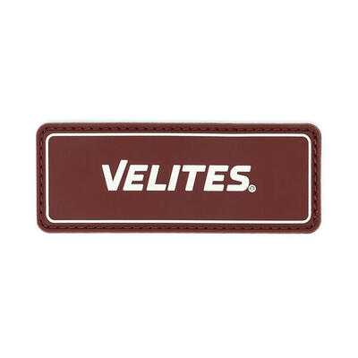 Logo-Patch Weiß/Bordeaux Velites.