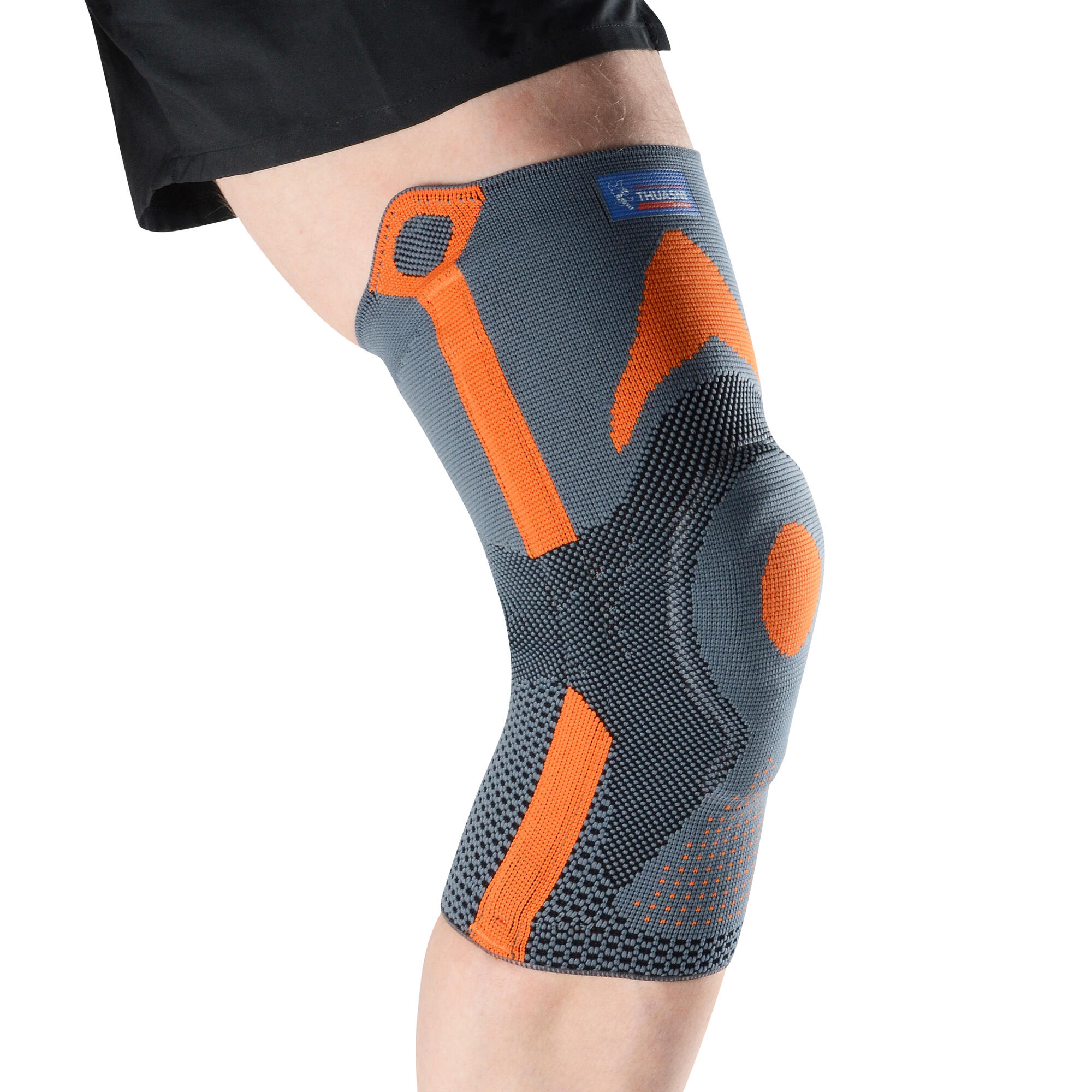 Thuasne - Genouillère Rotulienne Renforcée - Genouillère De Maintien - Gris - 42 M/l - Decathlon