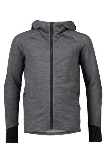 POC Merino Zip Hood sweat-shirt de sport cycliste pour enfants