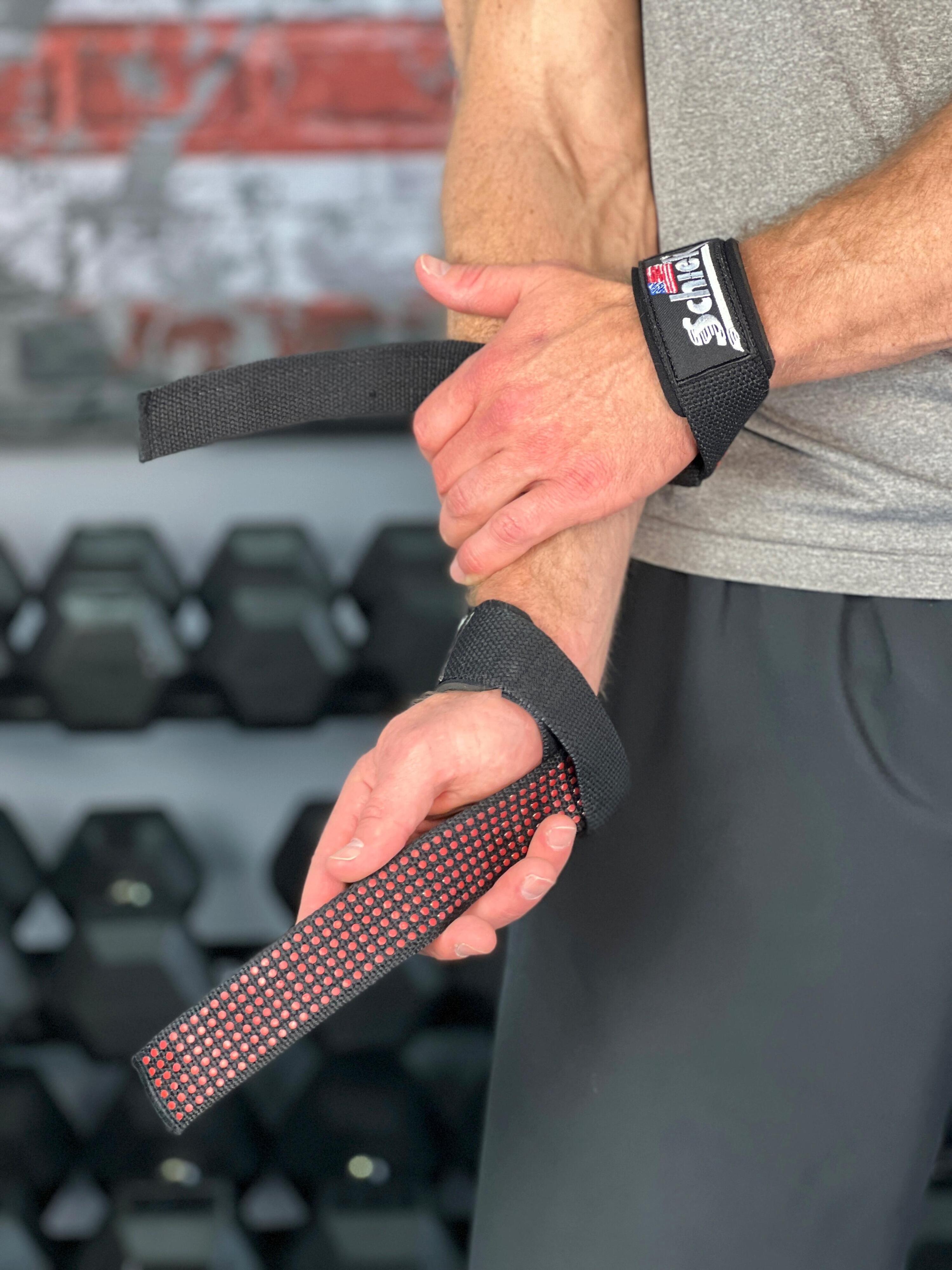 Basic Padded Lifting Straps with Adhesive Handle Model 1000BPSG 4/5