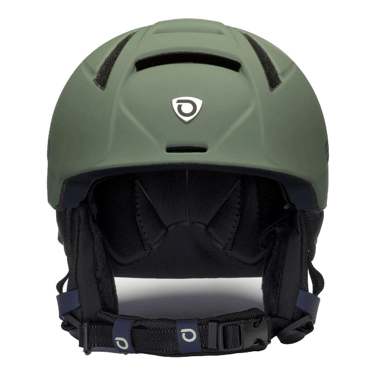 briko casco verde da uomo e donna in materiale sintetico per sport invernali 3/5