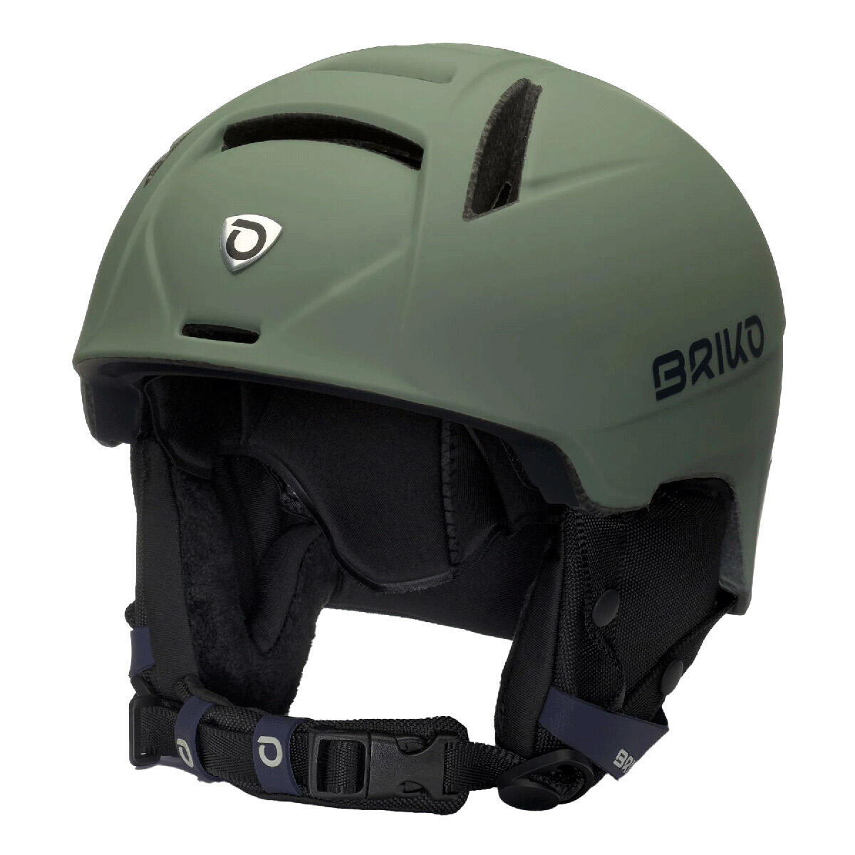 briko casco verde da uomo e donna in materiale sintetico per sport invernali 1/5