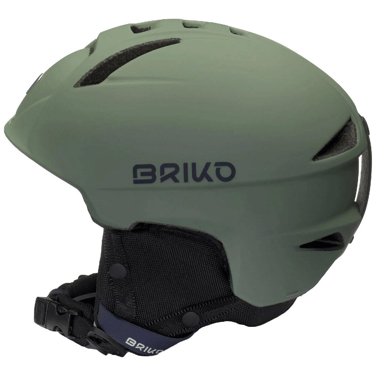 briko casco verde da uomo e donna in materiale sintetico per sport invernali 2/5