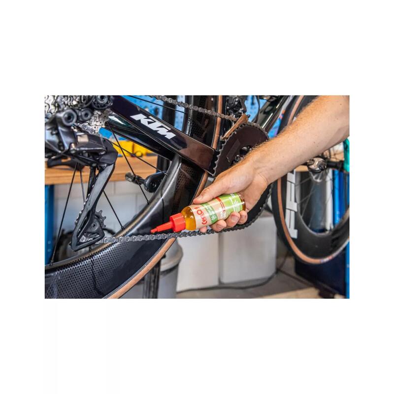 Lubrifiant vélo plant-based compte-gouttes 125ml - Huile chaîne