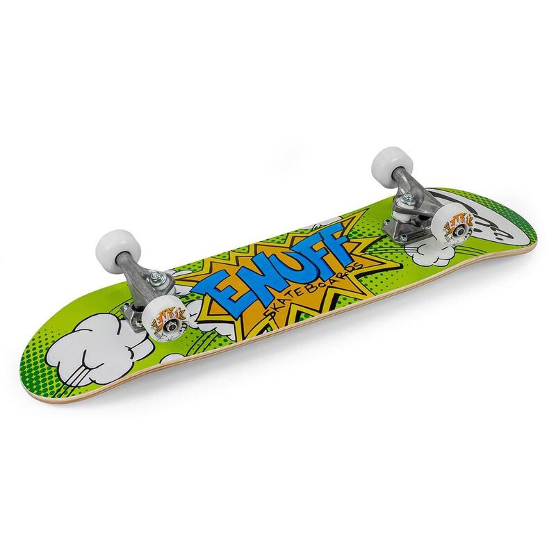 Enuff POW 7.25"x29.5" Groen/Wit Skateboard