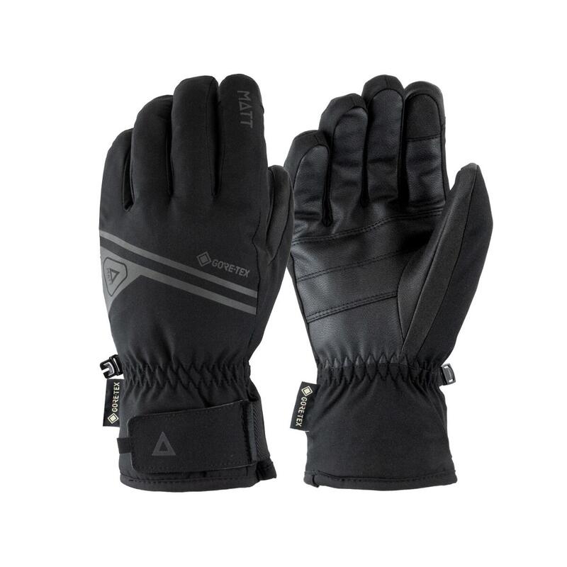 Gants de ski pour hommes PriMatt GTX Gloves - Gore-tex® - Noir