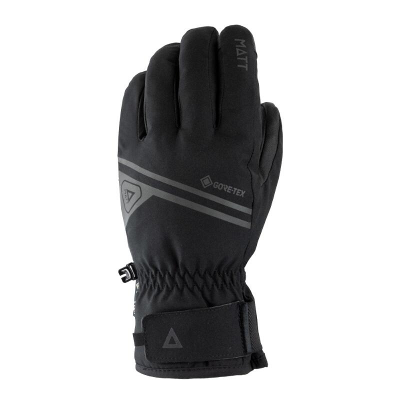 Gants de ski pour hommes PriMatt GTX Gloves - Gore-tex® - Noir