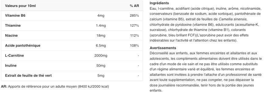 L-carnitine - L-carnitine 100.000 Vloeibaar (500ml) - Kers 2/5