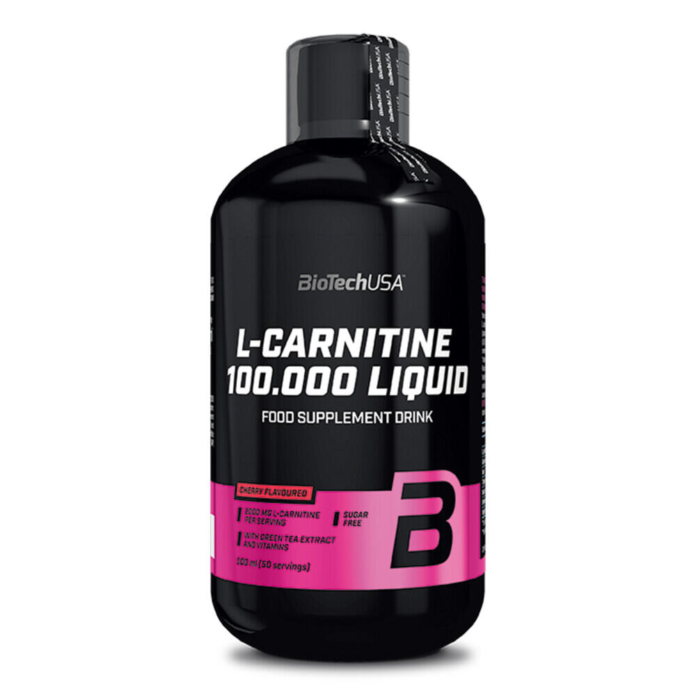 L-carnitine 100.000 - 500ml cereja da biotech usa