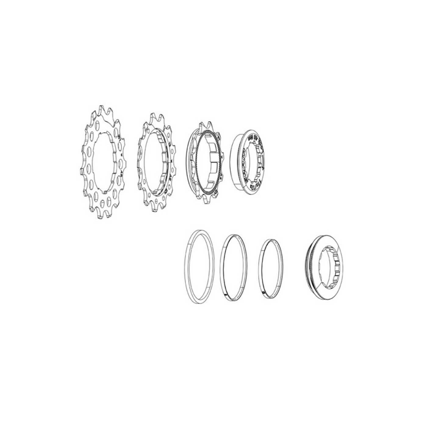 Pignon 10SPD (11-23, 12-26) 13 dents 3/3