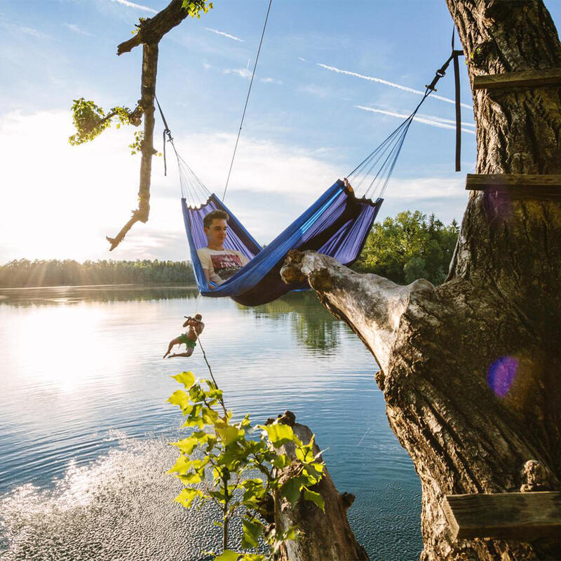 Silk Traveller Mini hamac de voyage Camping Résistant aux intempéries 350g Léger
