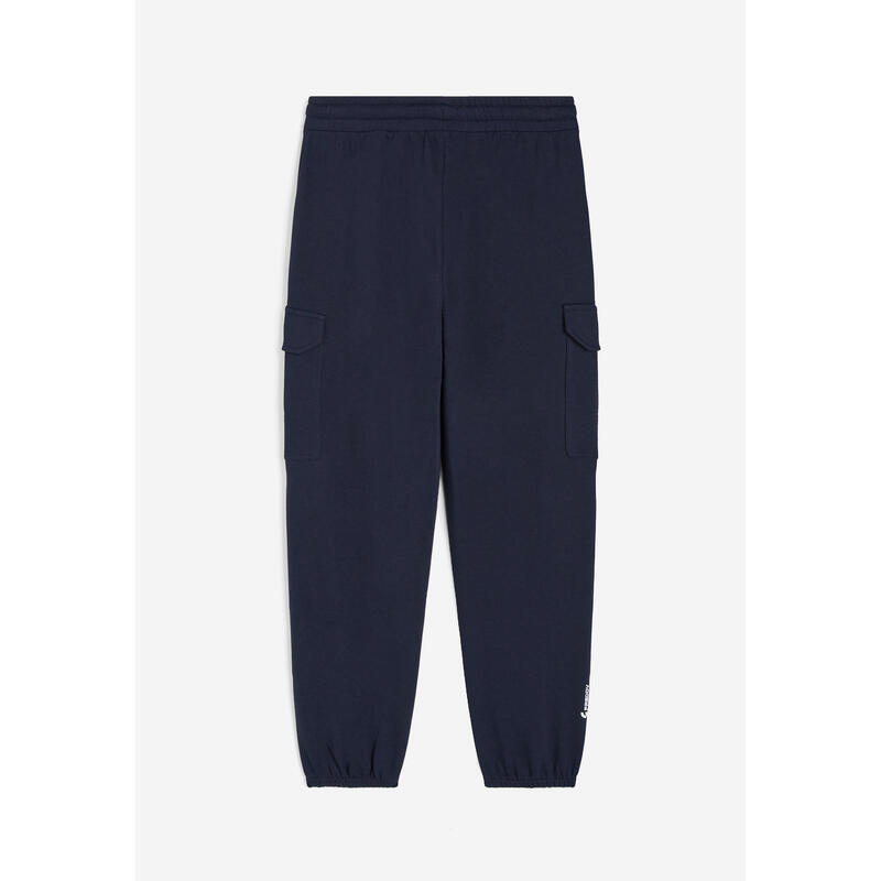 Pantalon pour femmes en molleton de coton avec grandes poches cargo