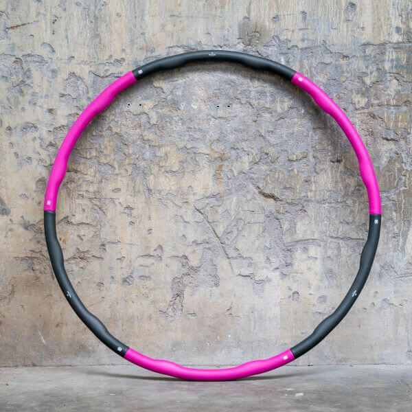 Weighted hula hoop 1,2 kg rosa