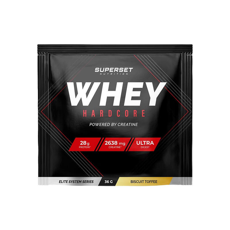 Echantillon whey hardcore (36g) | Toffee Biscuit