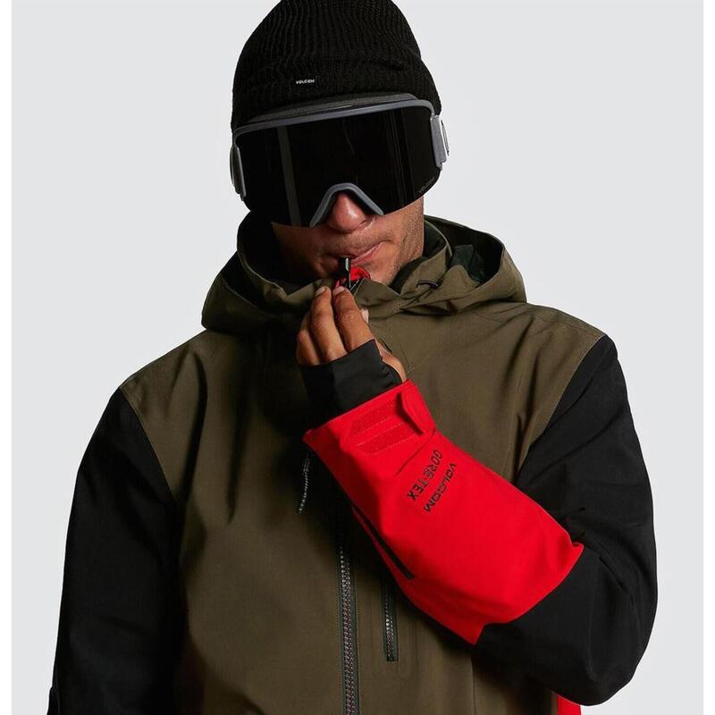 Ski-/Schneejacke Bl Stretch Gore Jacke Rot Herren