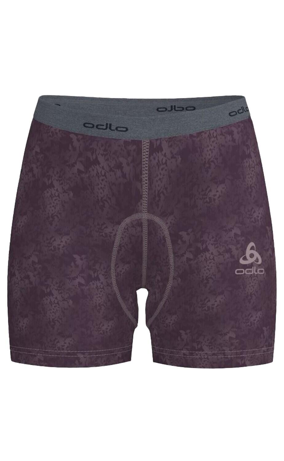 ODLO Summer Splash Suw Women's Cycle Bottoms Shorts Plum