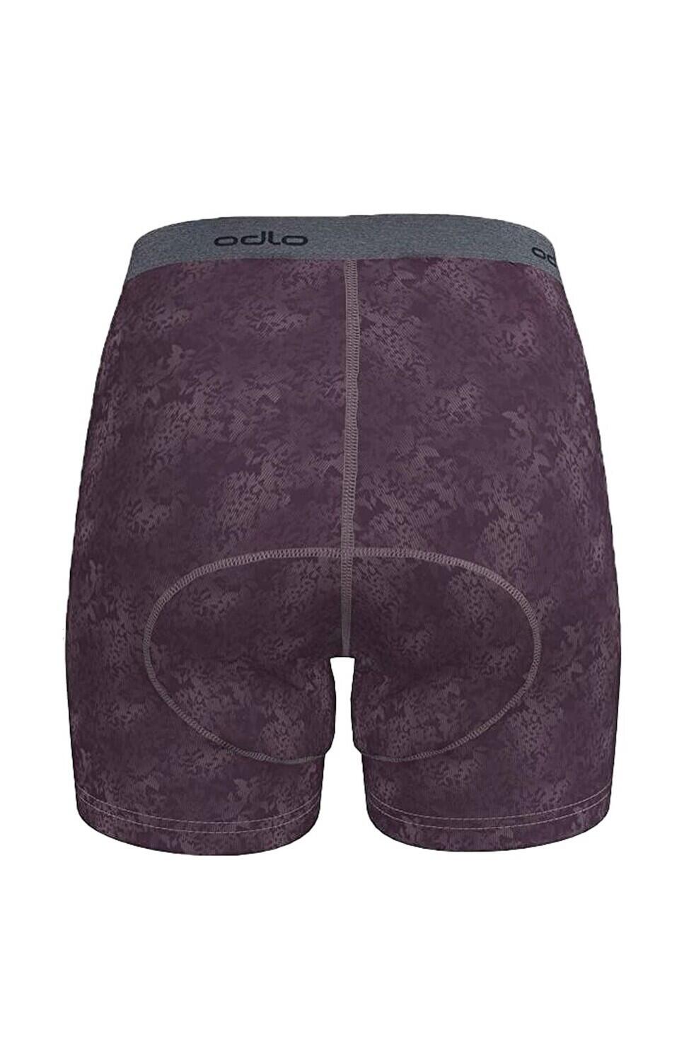 Culotte shorty Odlo Summer Splash prune polyester respirant 2/2
