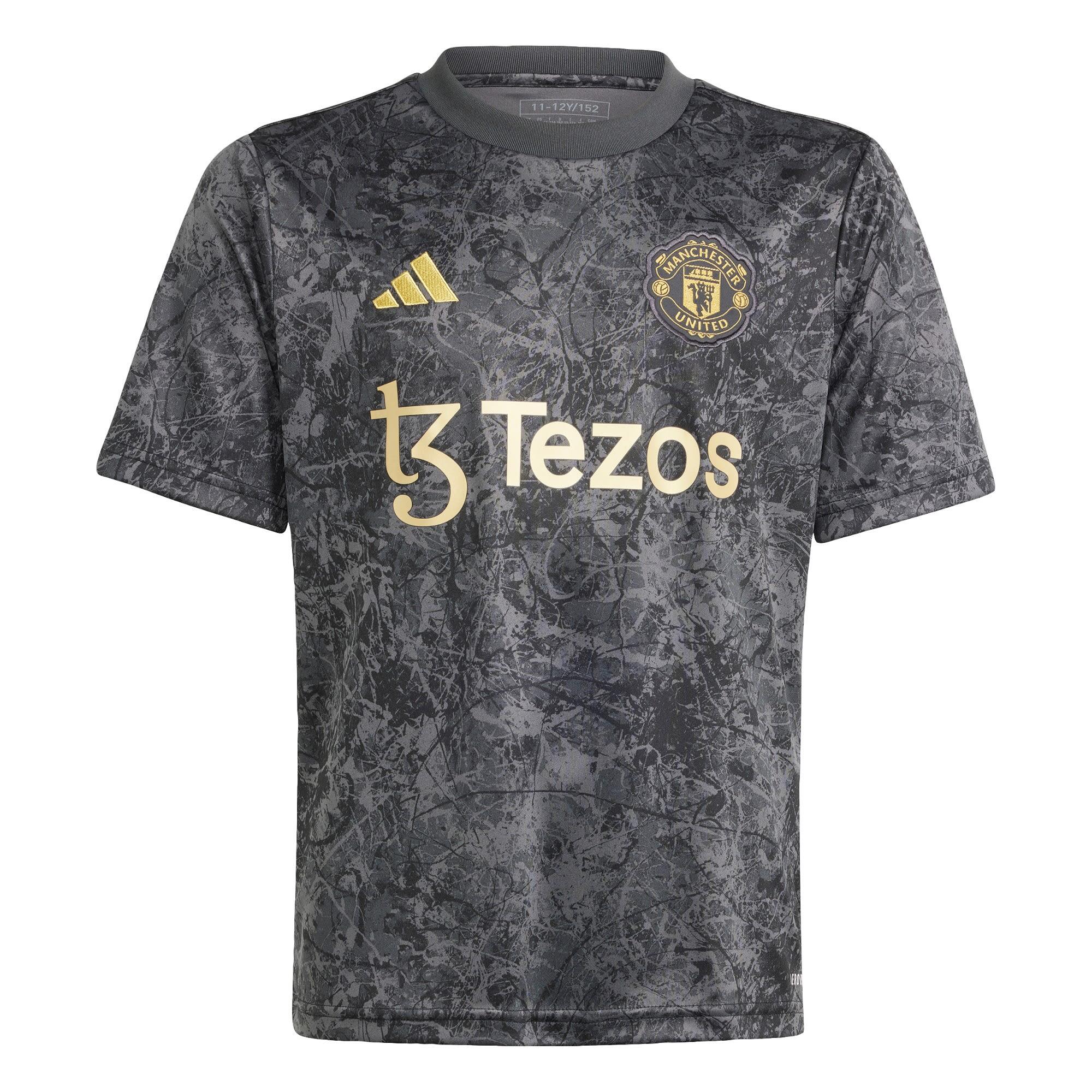 ADIDAS Manchester United Stone Roses Pre-Match Jersey Kids