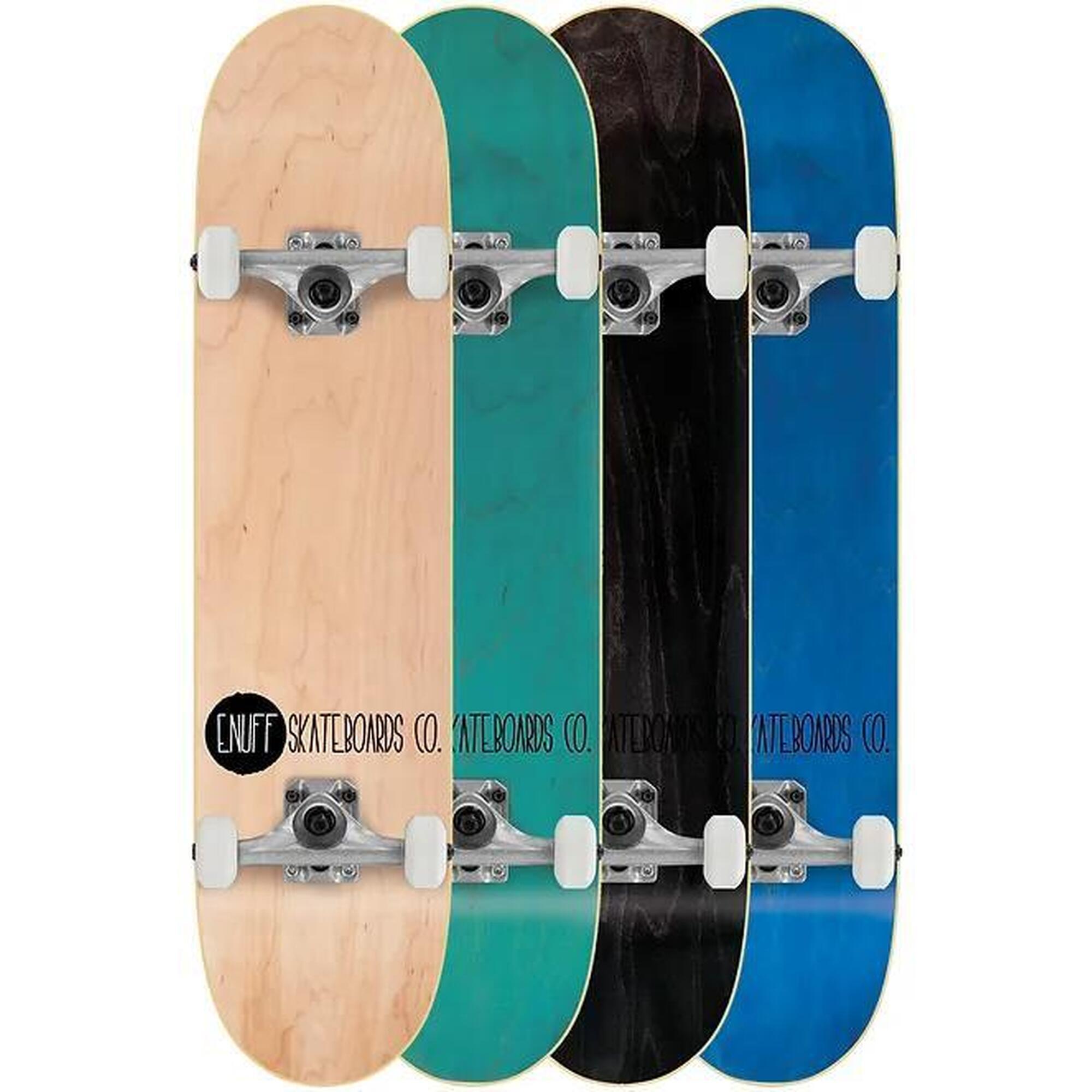 Enuff skateboard logo stain teal