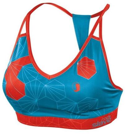 Brassière de bain Ferrino Elo Rock Slave femme bleu/rouge