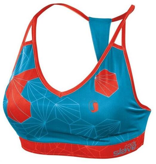 Brassière de bain Ferrino Elo Rock Slave femme bleu/rouge