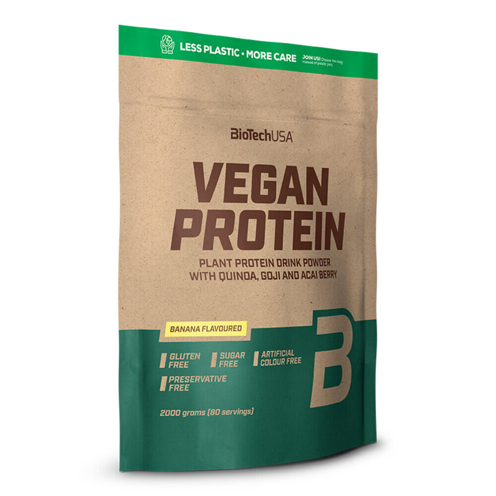 Vegan protein - 2 kg Banana da Biotech USA