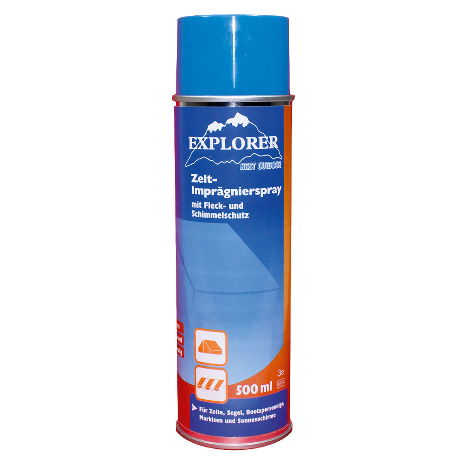 EXPLORER Zelt Imprägnierspray Imprägnierung Planen Markise Textil Schutz 500ml