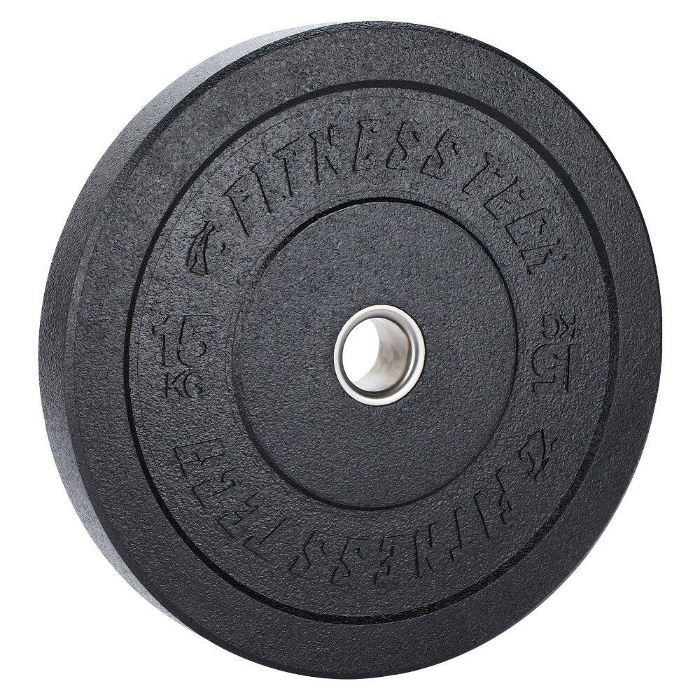 Conjunto 150kg Bumper Plate Alta Resistência Hi Temp Preto de 5kg a 25kg 6/7