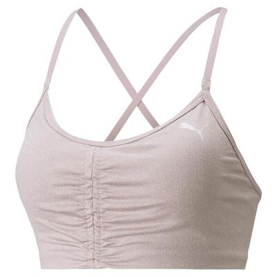 Top per donna Puma a basso impatto rosa