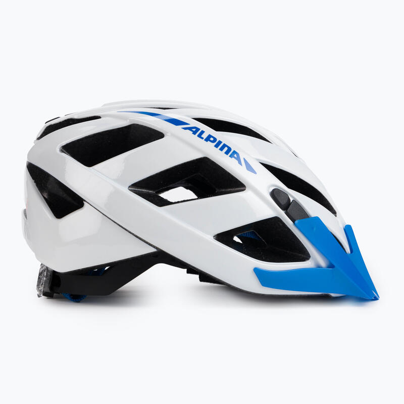 ALPINA Fahrradhelm Panoma 2.0 weiß/blau glänzend