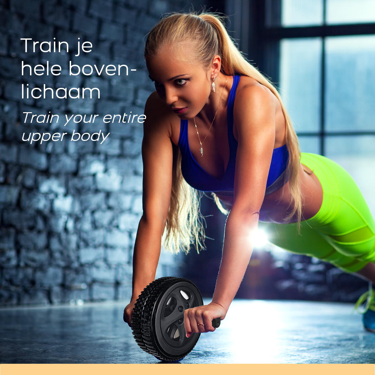 Iron Gym - Dual Ab Wheel 5/6