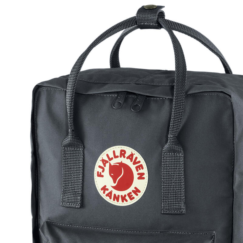 Mochila para caminar Fjallraven Kanken grafito 16 litros perlante