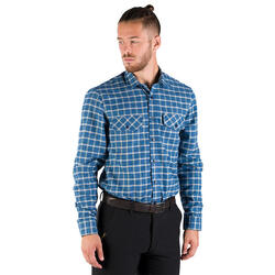 Chemise pour homme en flanelle à motif de carreaux fins, modèle Fern
