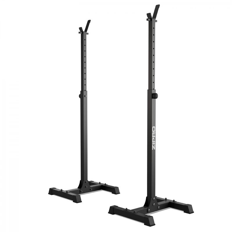 Rack de Musculação Zipro Retrátil Suporte para Barras 250 kg